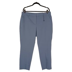 EXPRESS Blue Columnist Ankle Mid Rise Trouser Pants 16R NWT